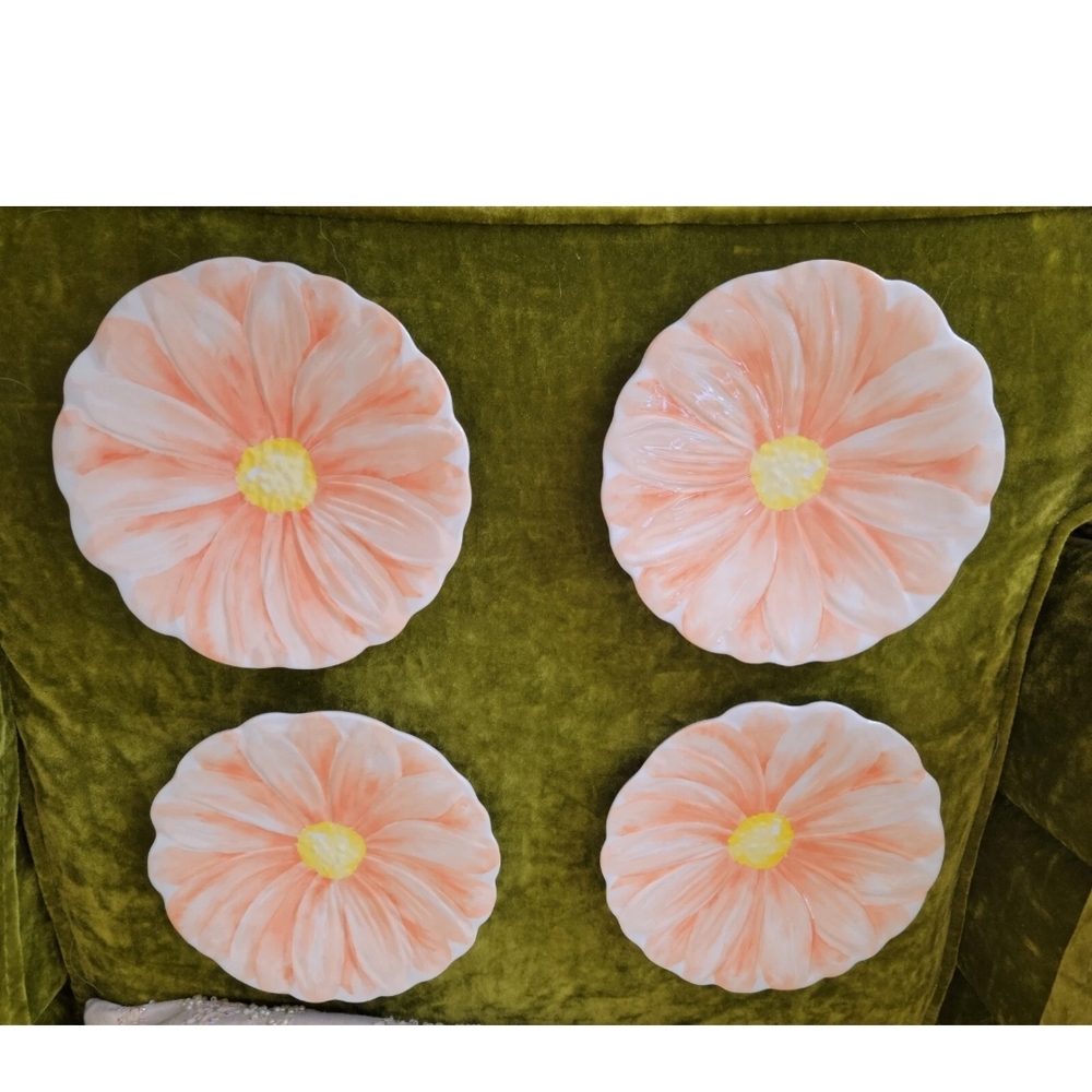 Melamine Plates Peach Flower Tarhong Direct NWOT